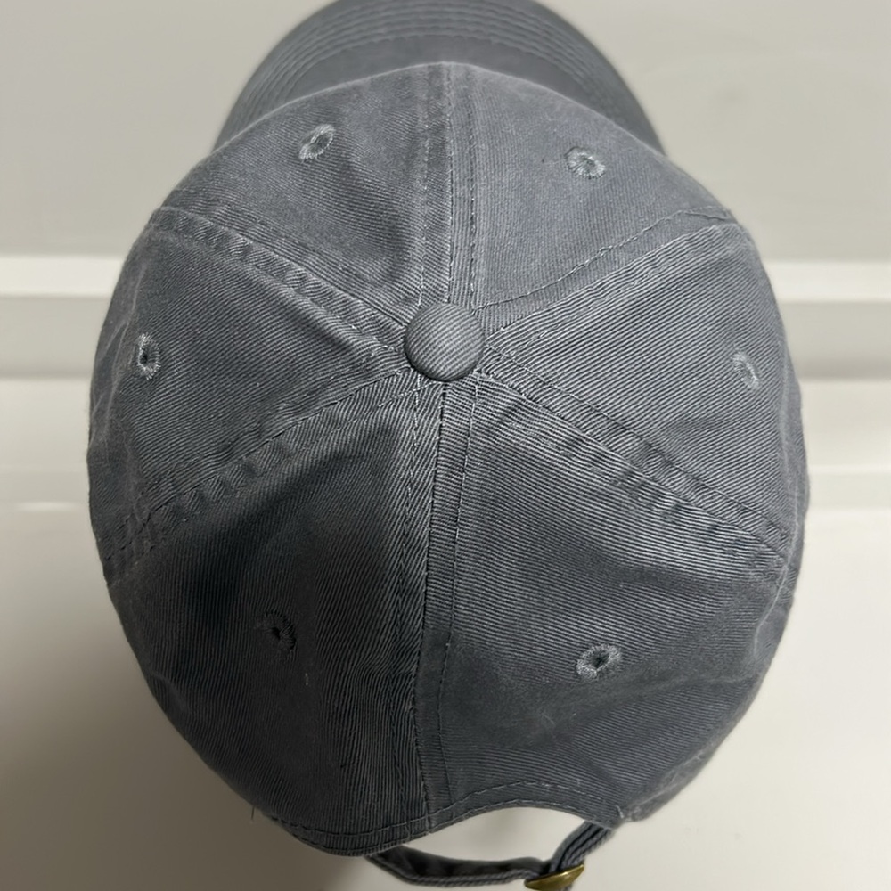 Dog Mom Paw Print Gray Baseball Cap(Hat) Embroidered 100% Cotton Adjustable OSFM - Picture 6 of 9
